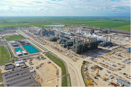 An overview of the petrochemical complex.