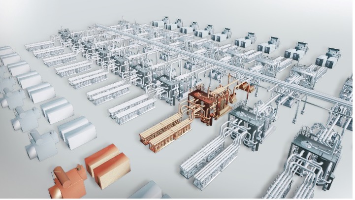 Large-Scale Water Electrolysis System