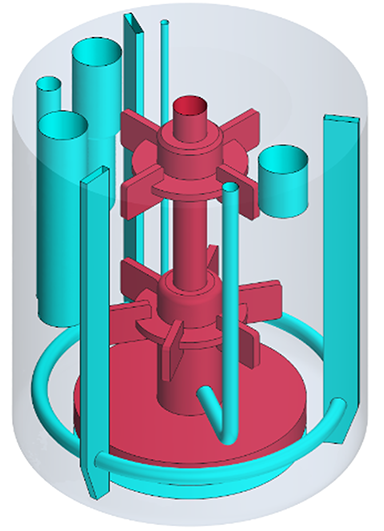 Laboratory-scale bioreactors 3D model