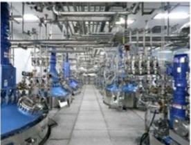 Manufacturing Building No.2: Upper Floor of Equipment Stage for Synthesis Room